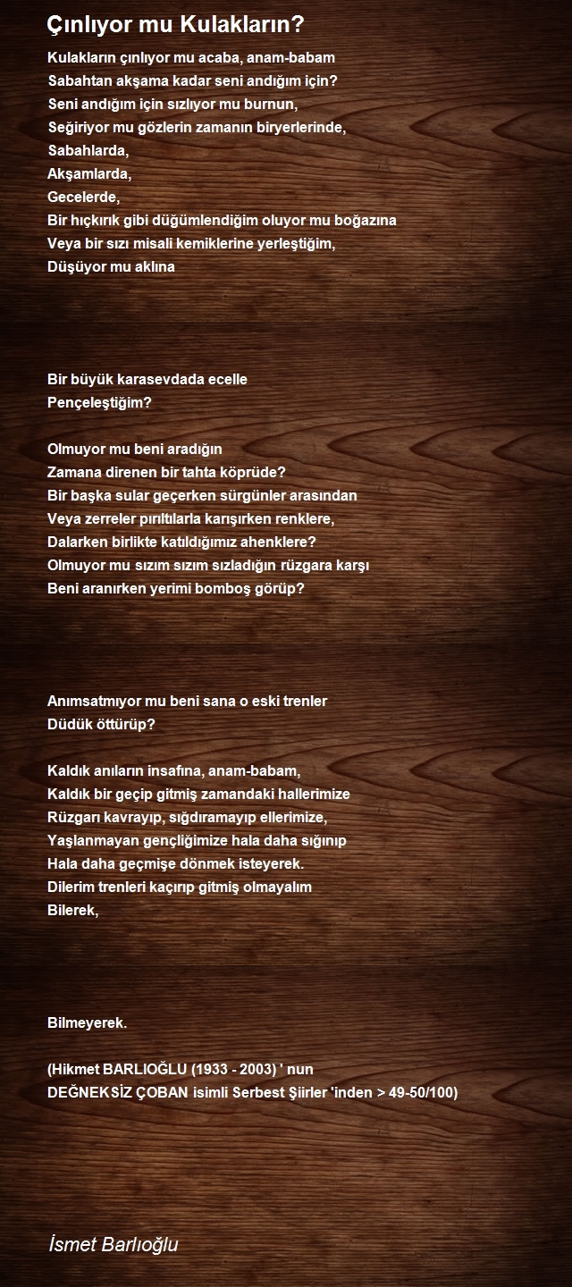 İsmet Barlıoğlu