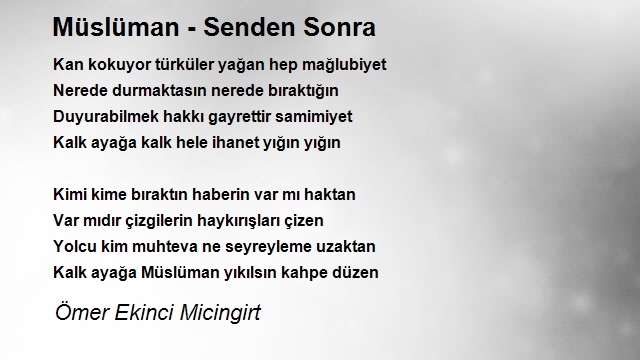 Ömer Ekinci Micingirt