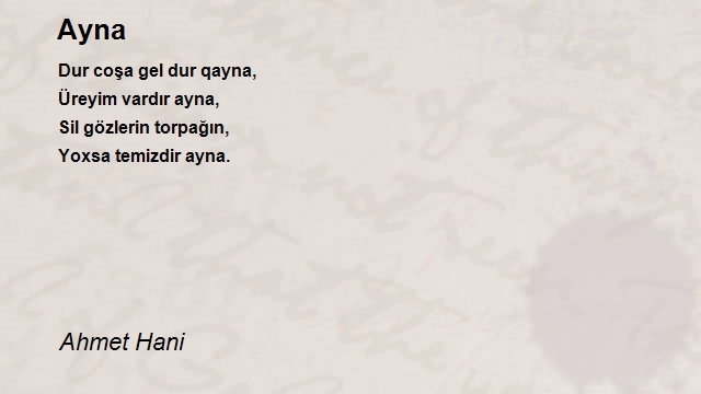 Ahmet Hani