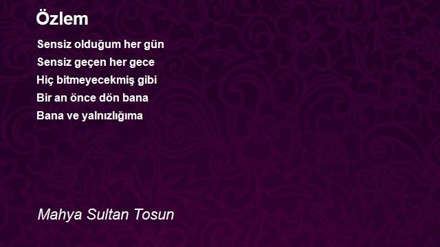Mahya Sultan Tosun