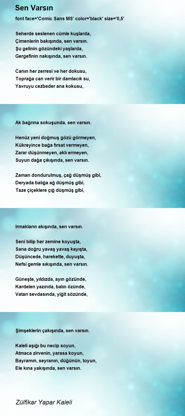 Zülfikar Yapar Kaleli