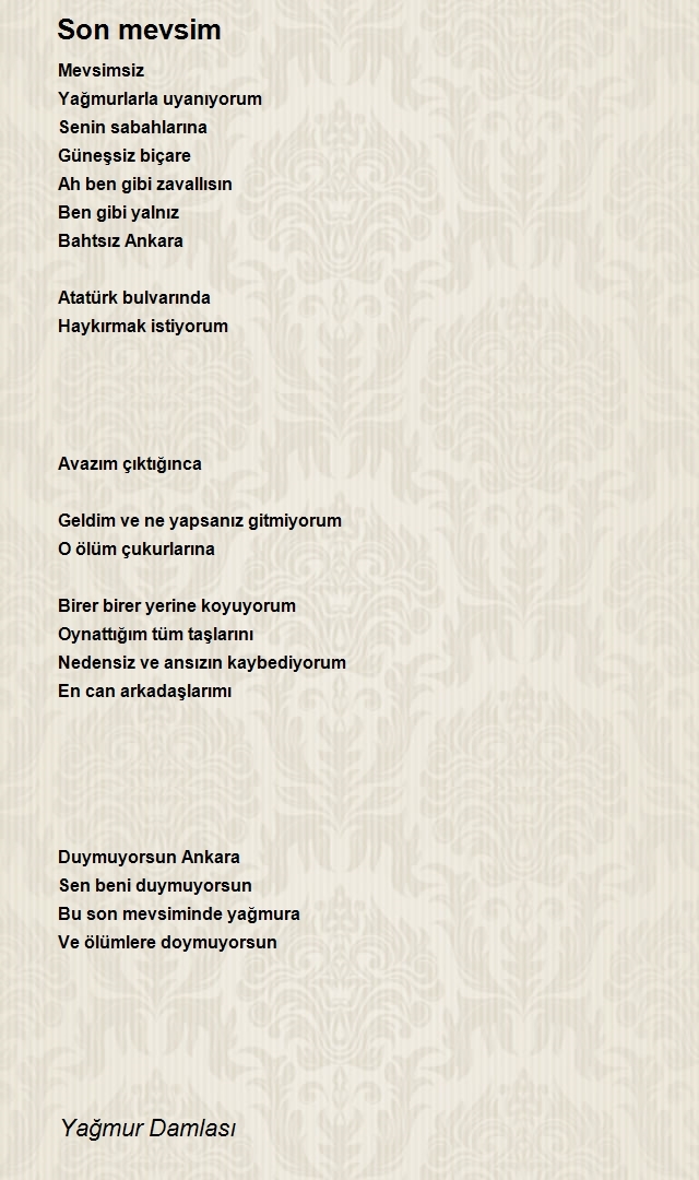 Yağmur Damlası