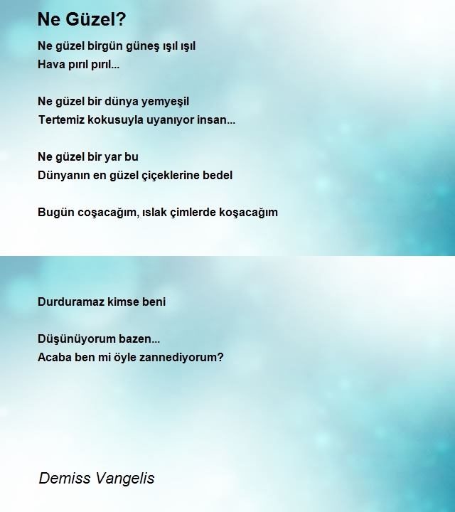 Demiss Vangelis