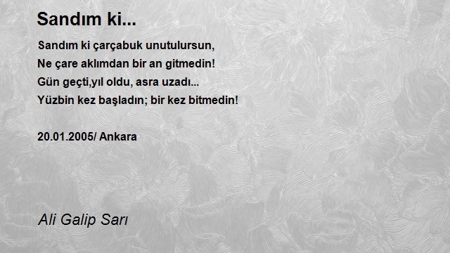 Ali Galip Sarı