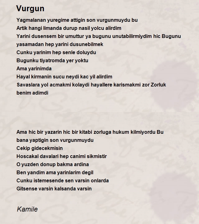 Şair Kamile
