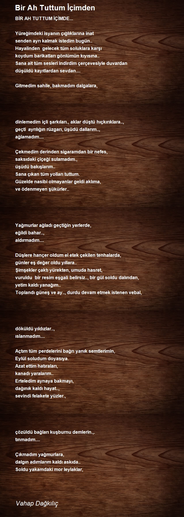 Vahap Dağkılıç