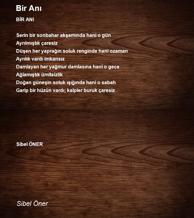 Sibel Öner