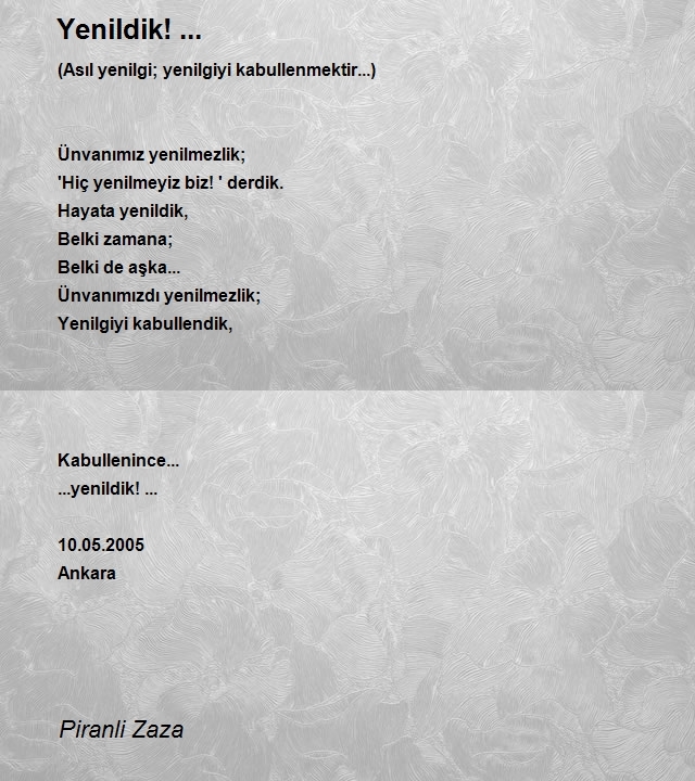 Piranli Zaza