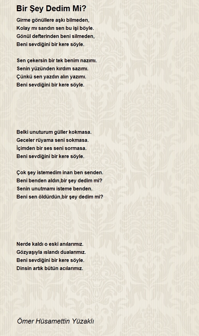 Ömer Hüsamettin Yüzaklı