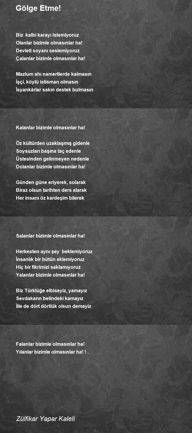 Zülfikar Yapar Kaleli