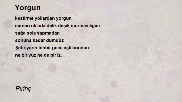 Şair Pirinç