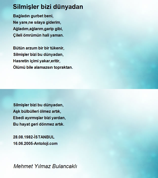 Mehmet Yılmaz Bulancaklı
