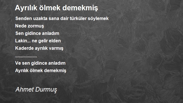 Ahmet Durmuş