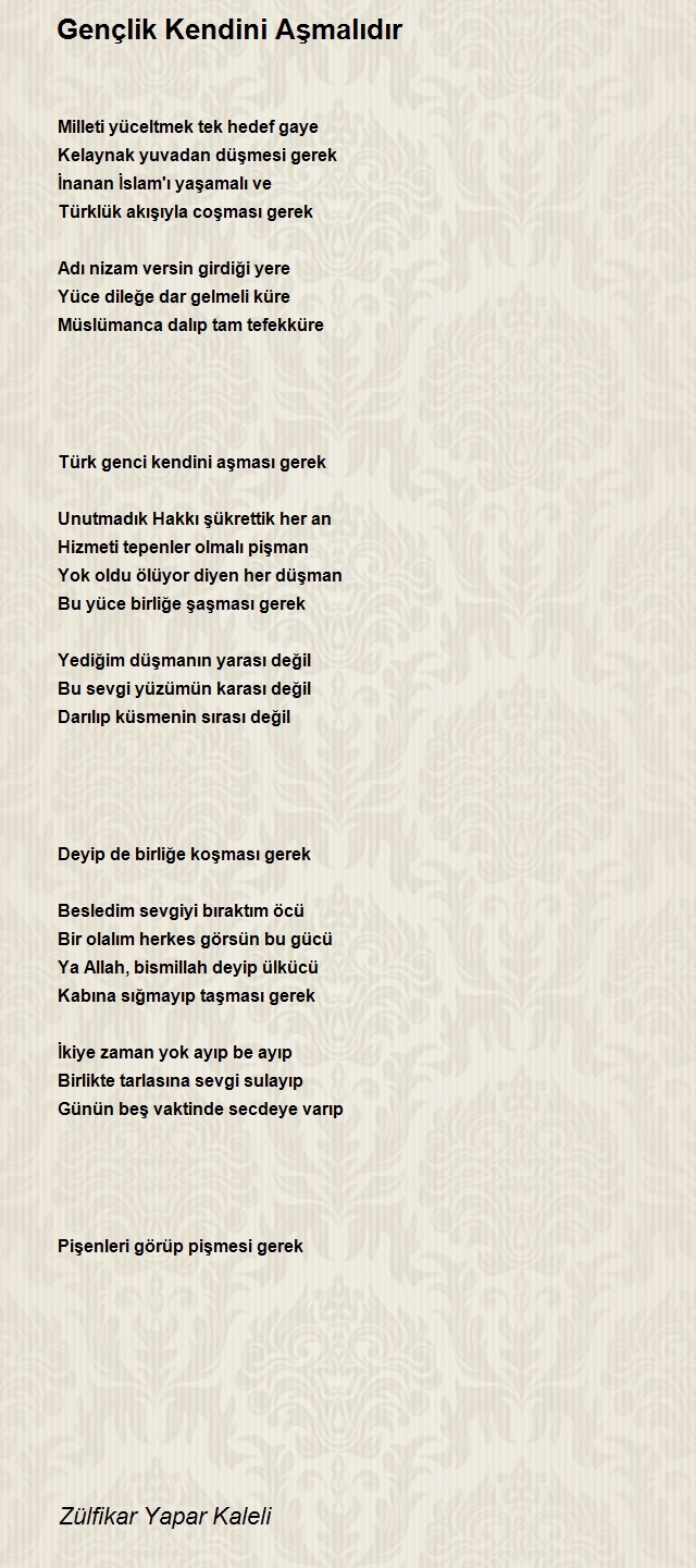 Zülfikar Yapar Kaleli