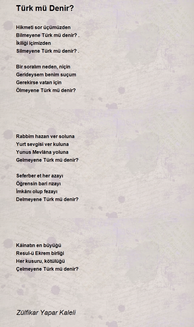 Zülfikar Yapar Kaleli
