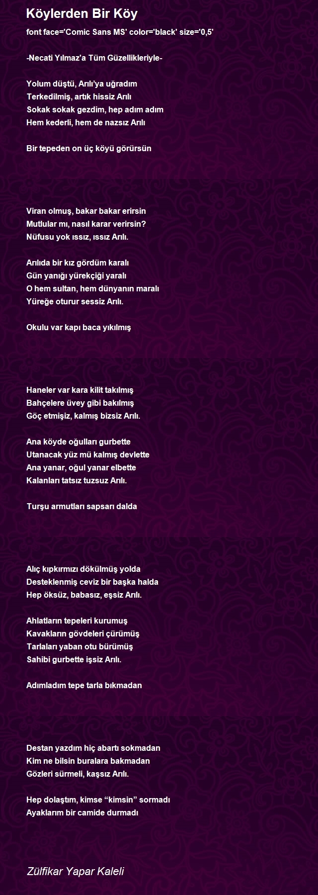Zülfikar Yapar Kaleli