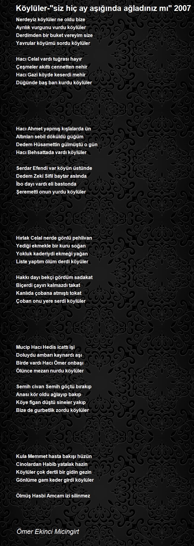 Ömer Ekinci Micingirt