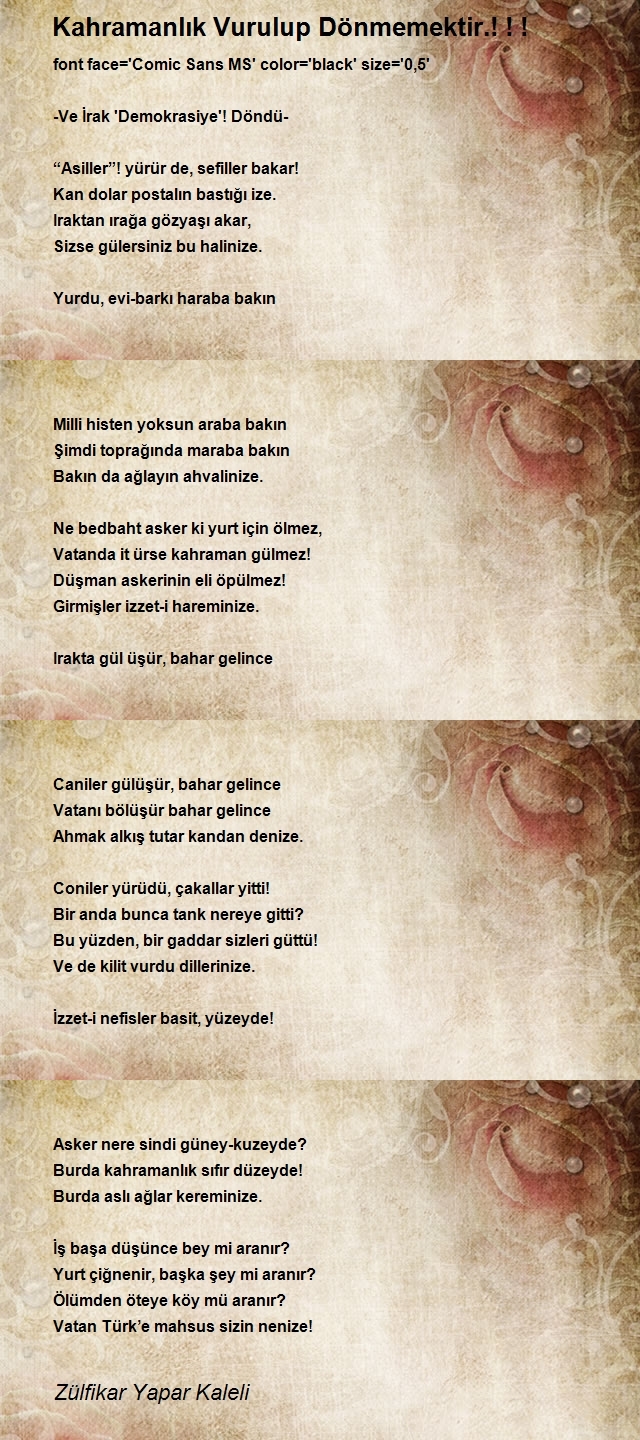 Zülfikar Yapar Kaleli