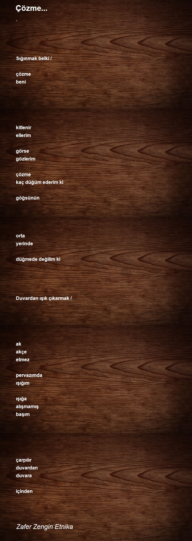 Zafer Zengin Etnika