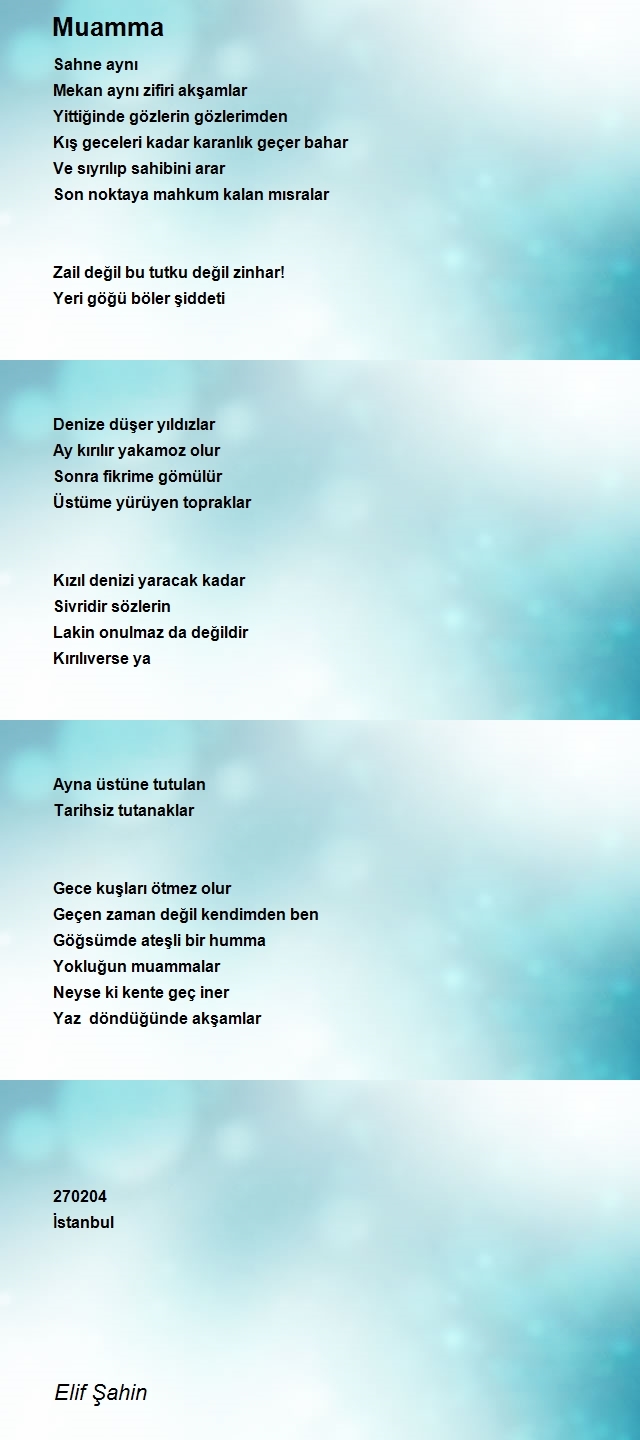 Elif Şahin
