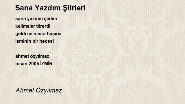 Ahmet Özyılmaz