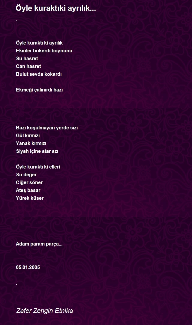 Zafer Zengin Etnika