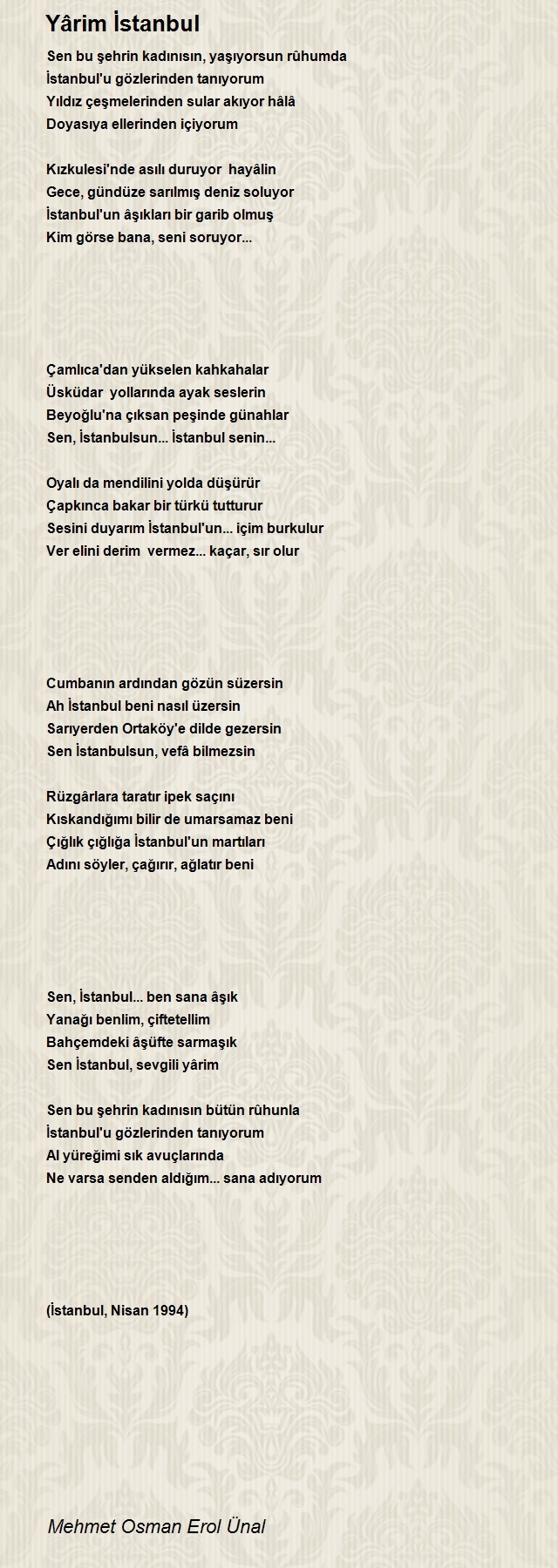Mehmet Osman Erol Ünal
