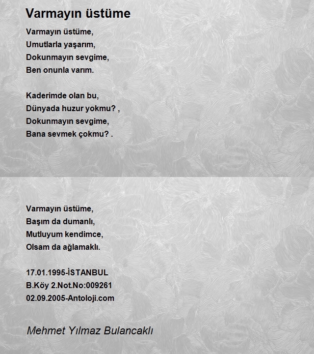 Mehmet Yılmaz Bulancaklı