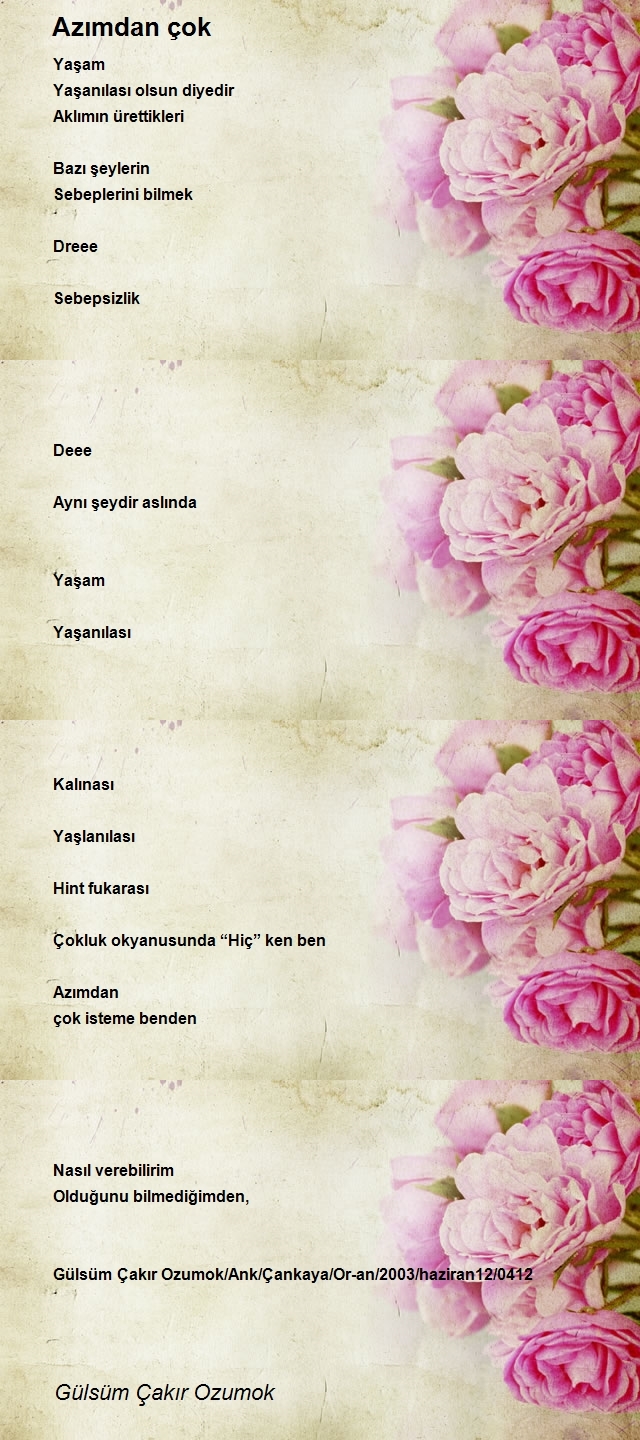 Gülsüm Çakır Ozumok