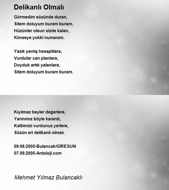 Mehmet Yılmaz Bulancaklı