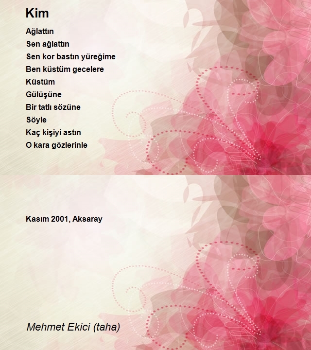Mehmet Ekici (taha)