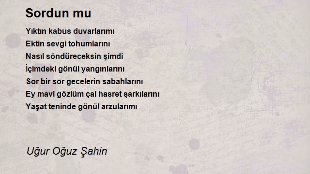 Uğur Oğuz Şahin