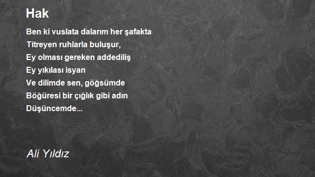Ali Yıldız