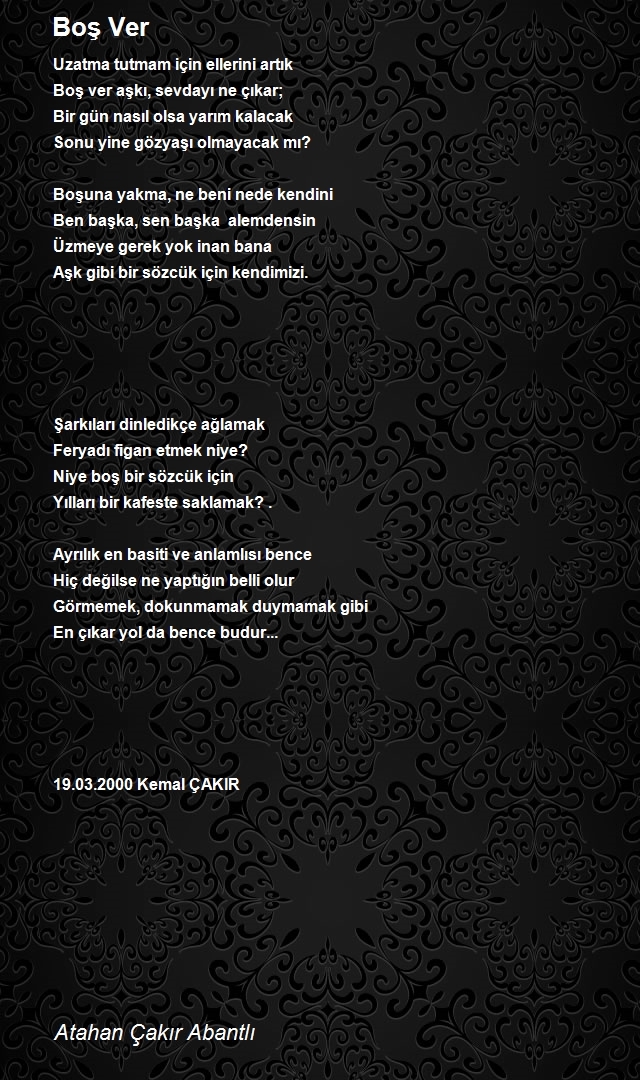 Atahan Çakır Abantlı