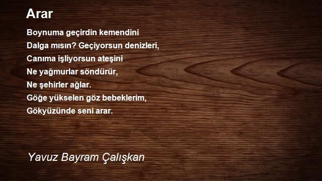 Yavuz Bayram Çalışkan