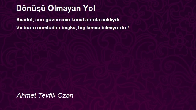 Ahmet Tevfik Ozan
