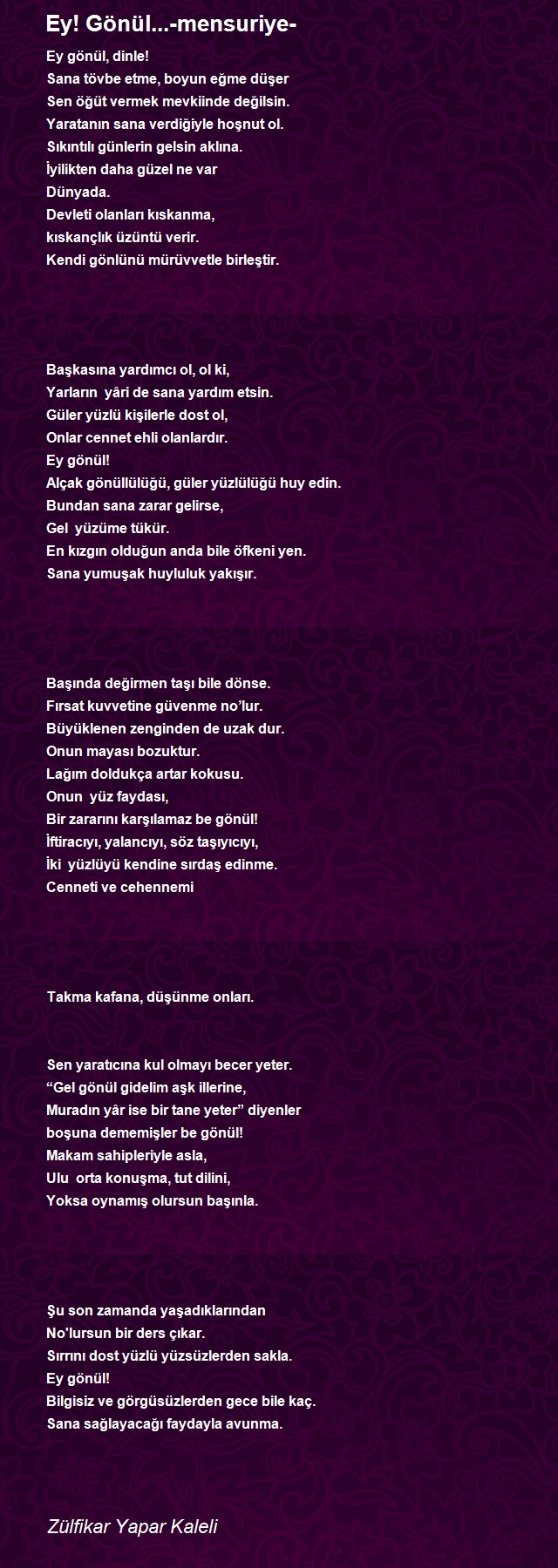 Zülfikar Yapar Kaleli