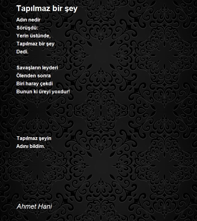 Ahmet Hani