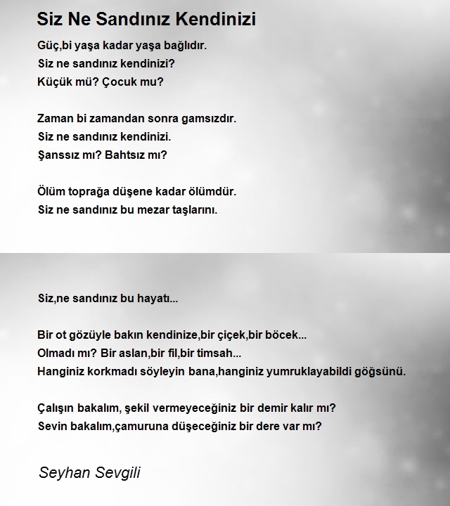 Seyhan Sevgili
