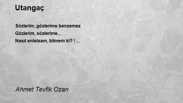 Ahmet Tevfik Ozan