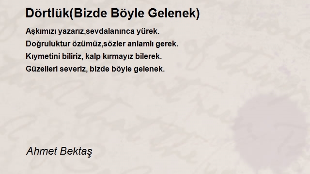 Ahmet Bektaş