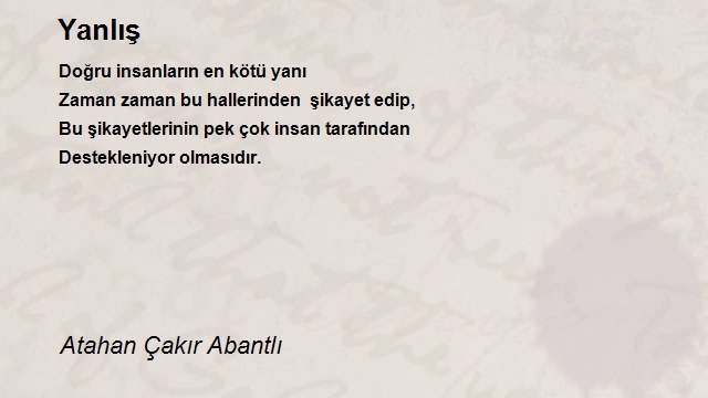 Atahan Çakır Abantlı
