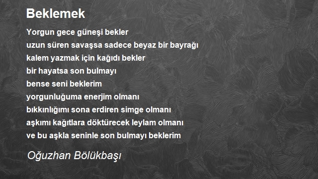 Oğuzhan Bölükbaşı