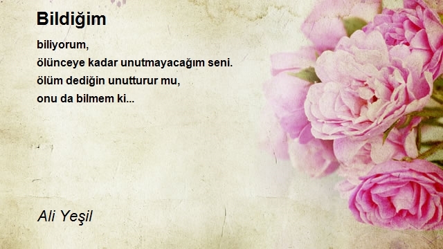 Ali Yeşil