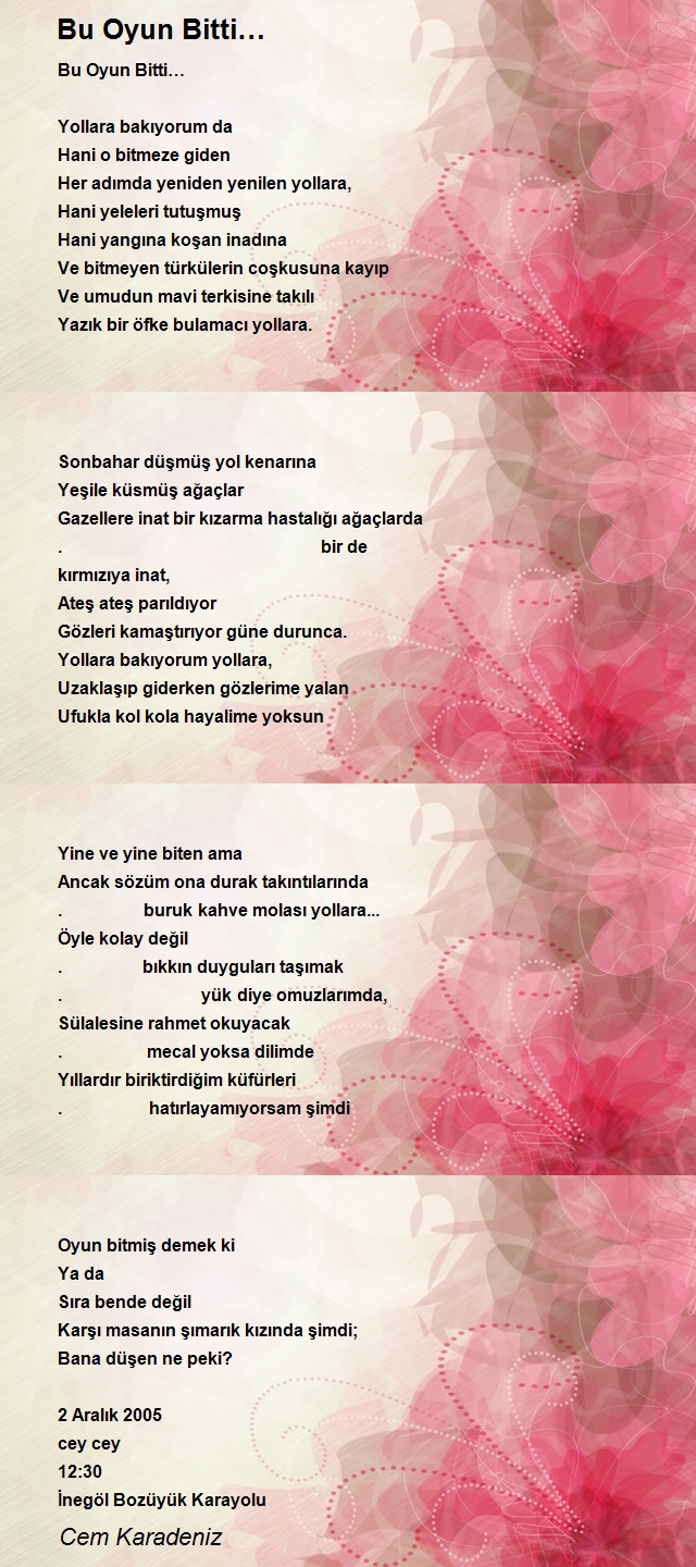 Cem Karadeniz