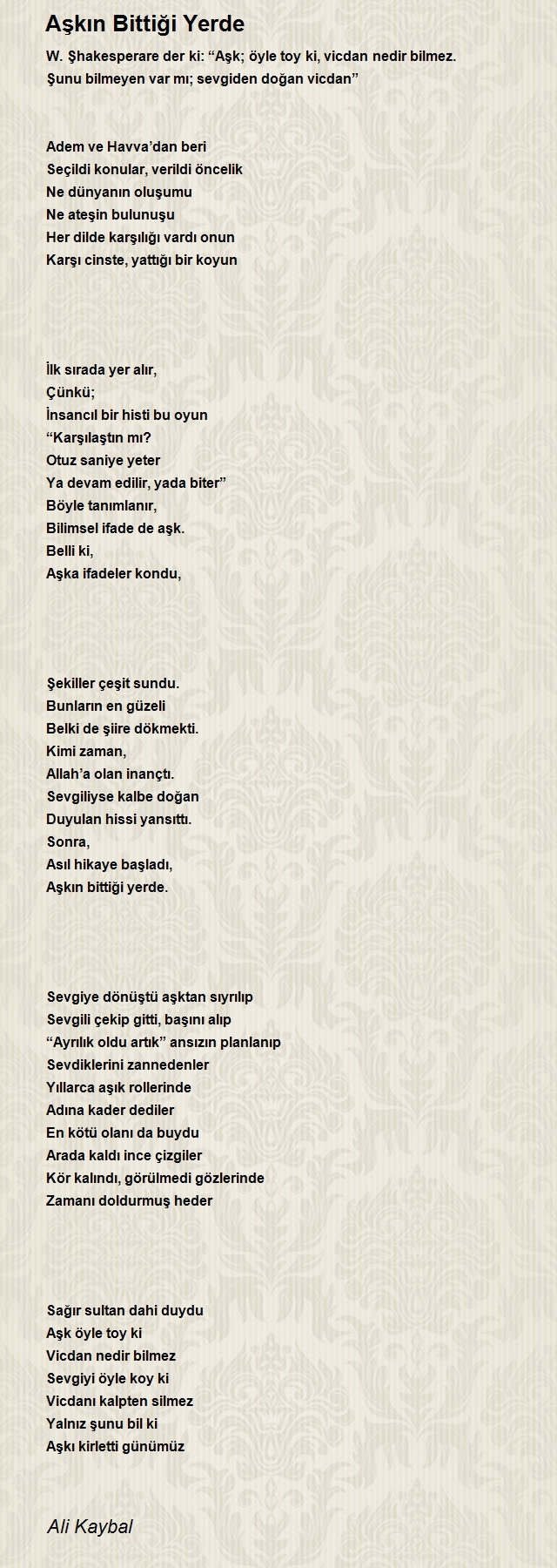 Ali Kaybal