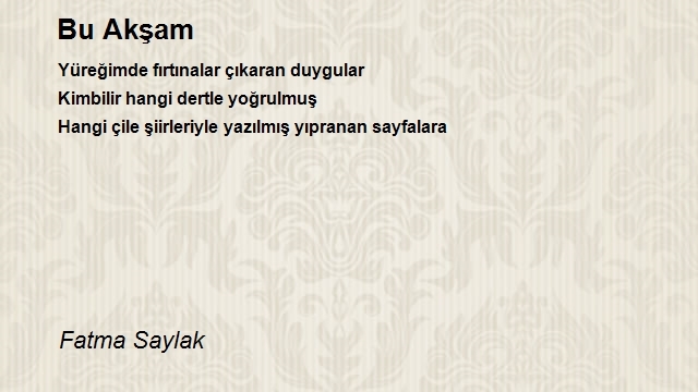 Fatma Saylak
