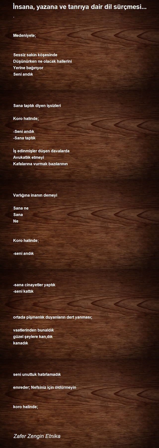 Zafer Zengin Etnika