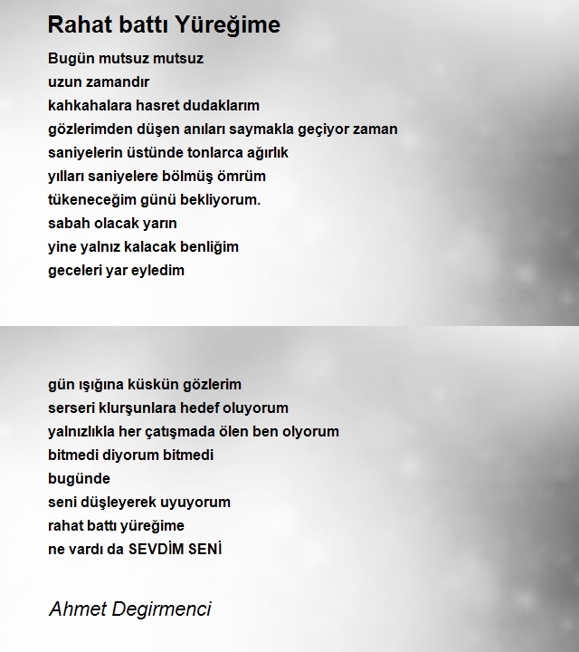 Ahmet Degirmenci