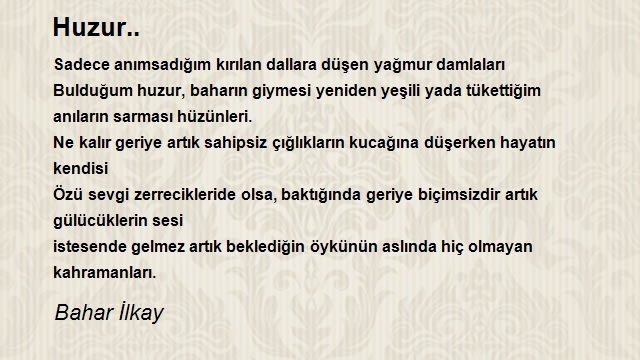 Bahar İlkay